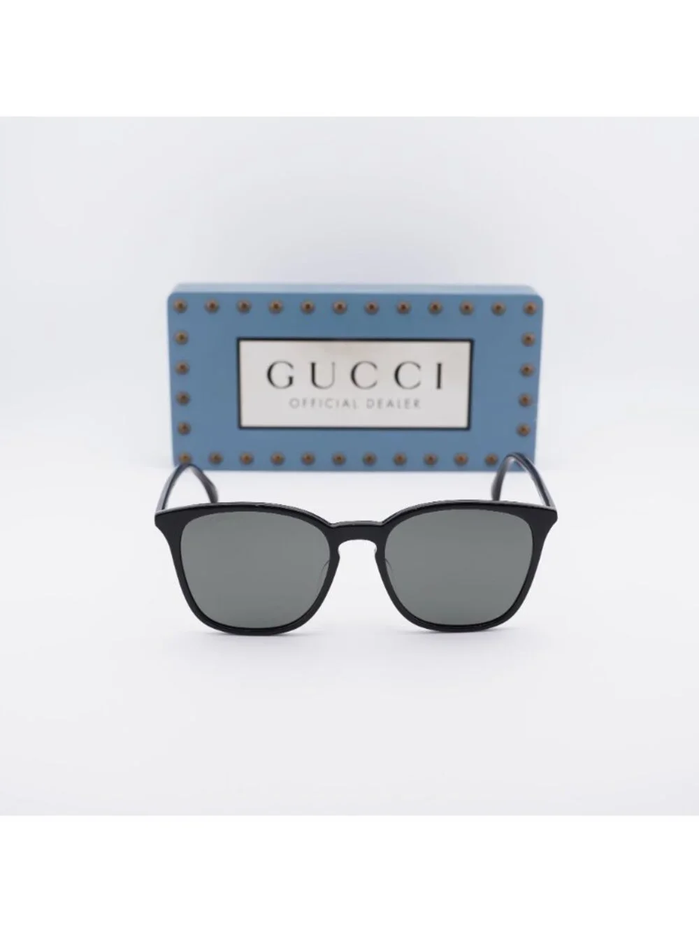 Gucci GG0547SK 001 Square Sunglasses - Black / Grey